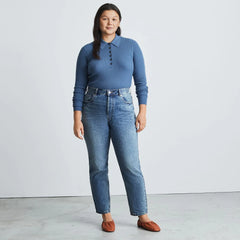 The '90s Cheeky Hourglass Jean | Vintage Mid Blue | 28.5" Inseam