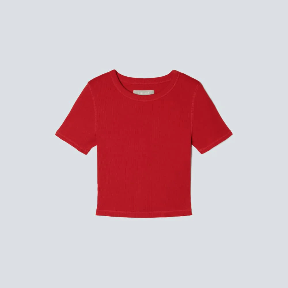The ’90s Rib Tee | Ruby