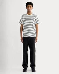 The Essential Organic Crew | Bone / Black