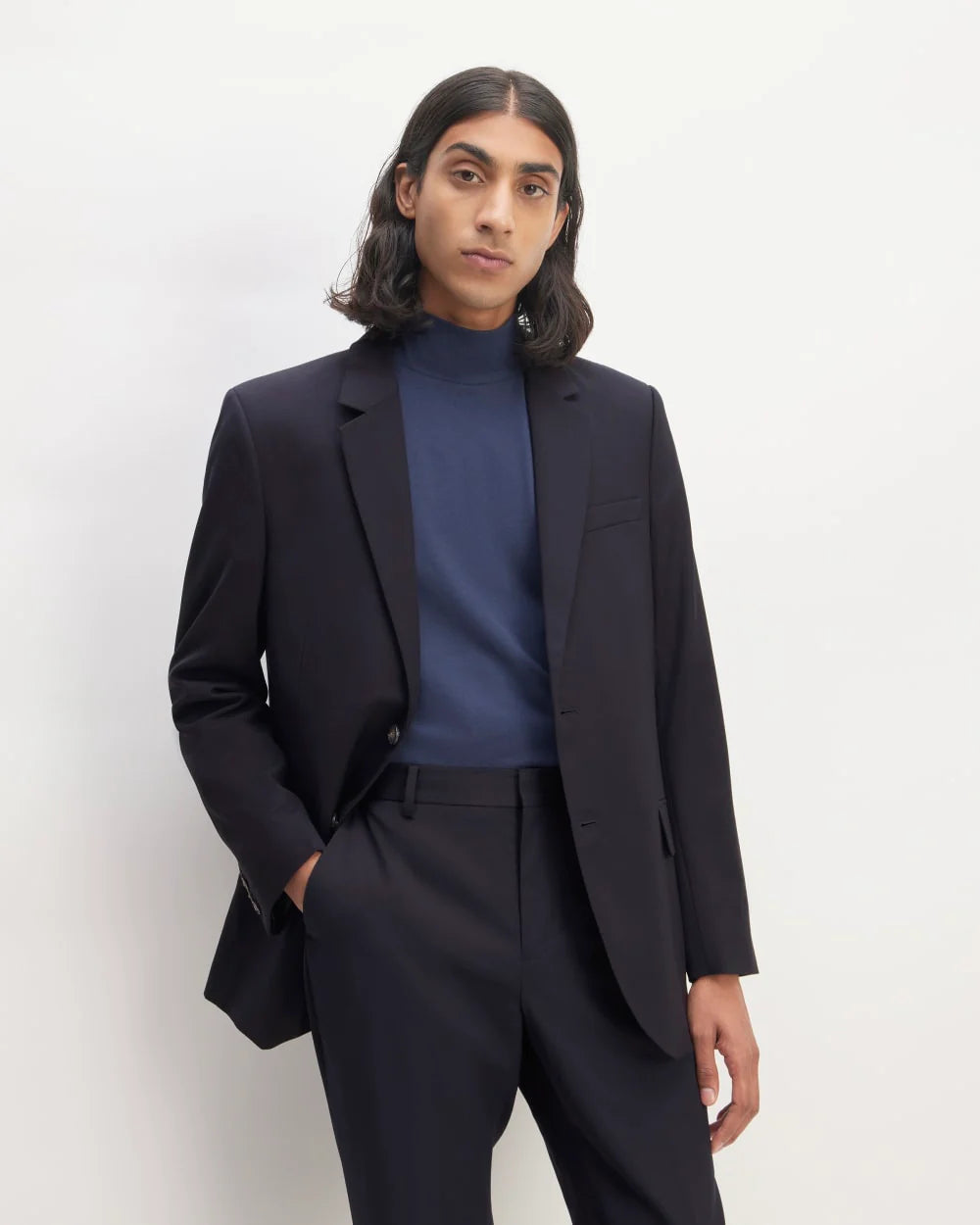 The Italian Wool Jacket |  Navy