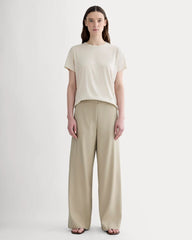 The Slim Air Tee | Heathered Oat