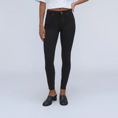 The Mid-Rise Skinny Stretch Jean | Black