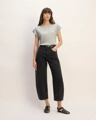 The Rib Muscle Tee | Heathered Grey