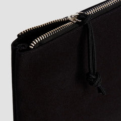 The Organic Canvas Pouch | Black