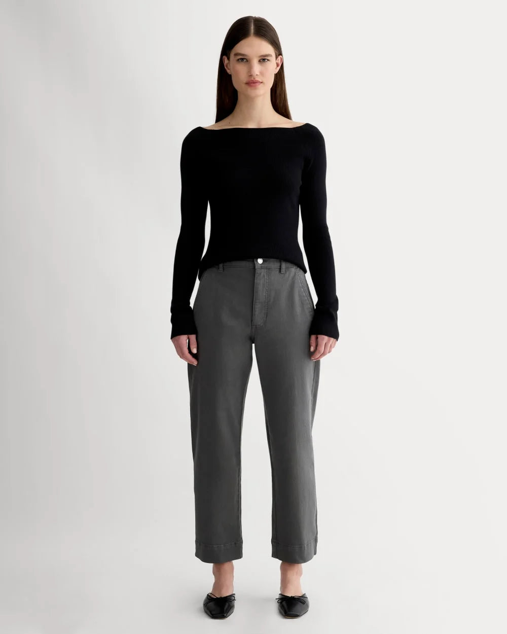 The Utility Straight-Leg Pant | Graphite | 26.5" Inseam
