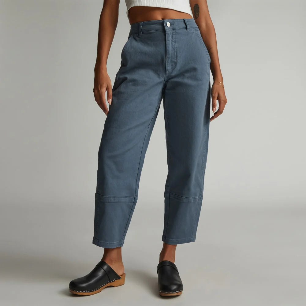 The Utility Barrel Pant | Faded Blue | Regular