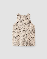The Satin Racerback Top | Whisper Pink Moonsplatter