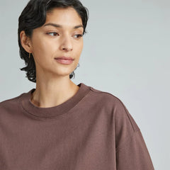 The Premium Weight Relaxed Tee | Chocolate Brown