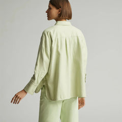 The Boxy Flannel | Seafoam Green