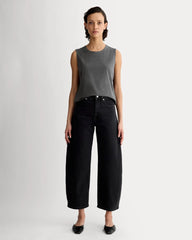 The Boyfriend Tank in Essential Cotton | Black