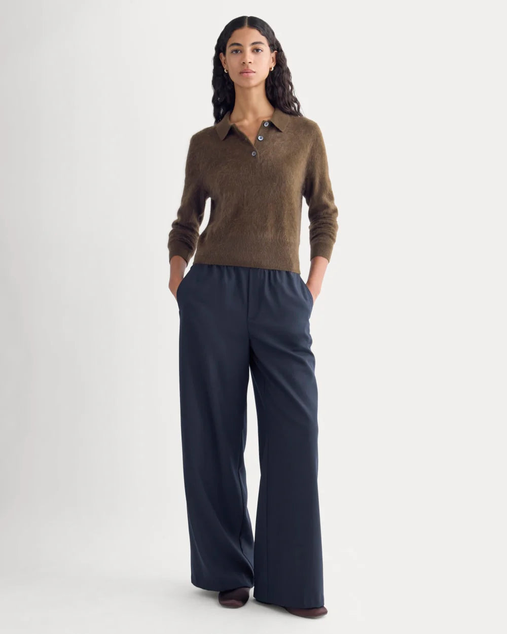 The Pull-On Trouser in Tailor Twill | Midnight Navy