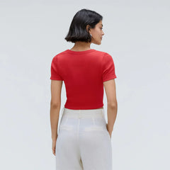 The ’90s Rib Tee | Ruby