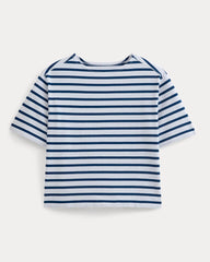Mariner Tee | White/Estate Blue