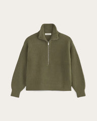 The Half-Zip Sweater in Luxe Merino | Kalamata