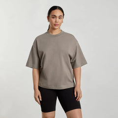 The Premium Weight Relaxed Tee | Clay