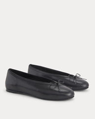Made in Italy Ballet Flat | Black Leather