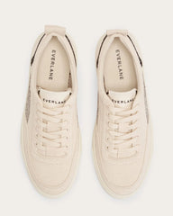 The Tread-Bare Sneaker | Natural Canvas / Black
