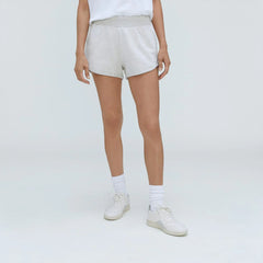 The Track Sweatshort | Light Heather Grey