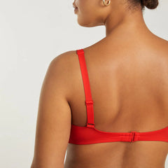 The Square-Neck Bikini Top | Bright Red