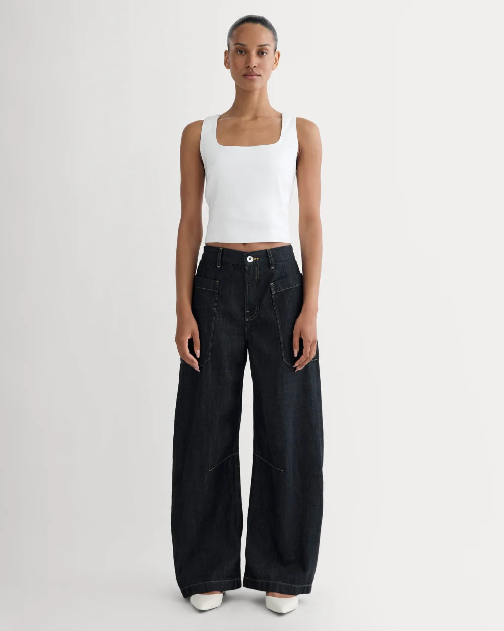 The Gardener Pull-On Jean | Dark Indigo