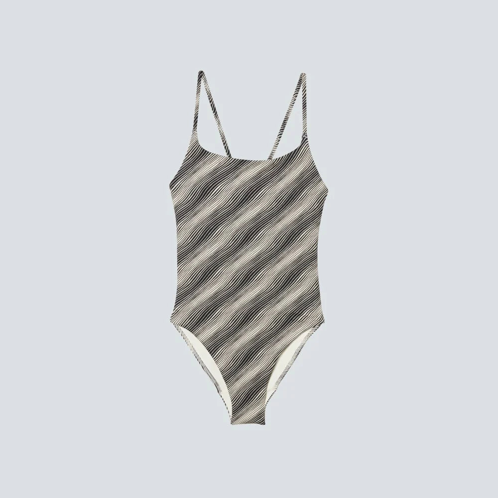 The String One-Piece |  Black / Canvas