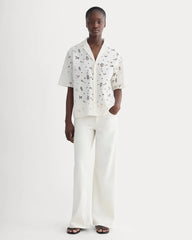 The Eyelet Camp Shirt | Bone