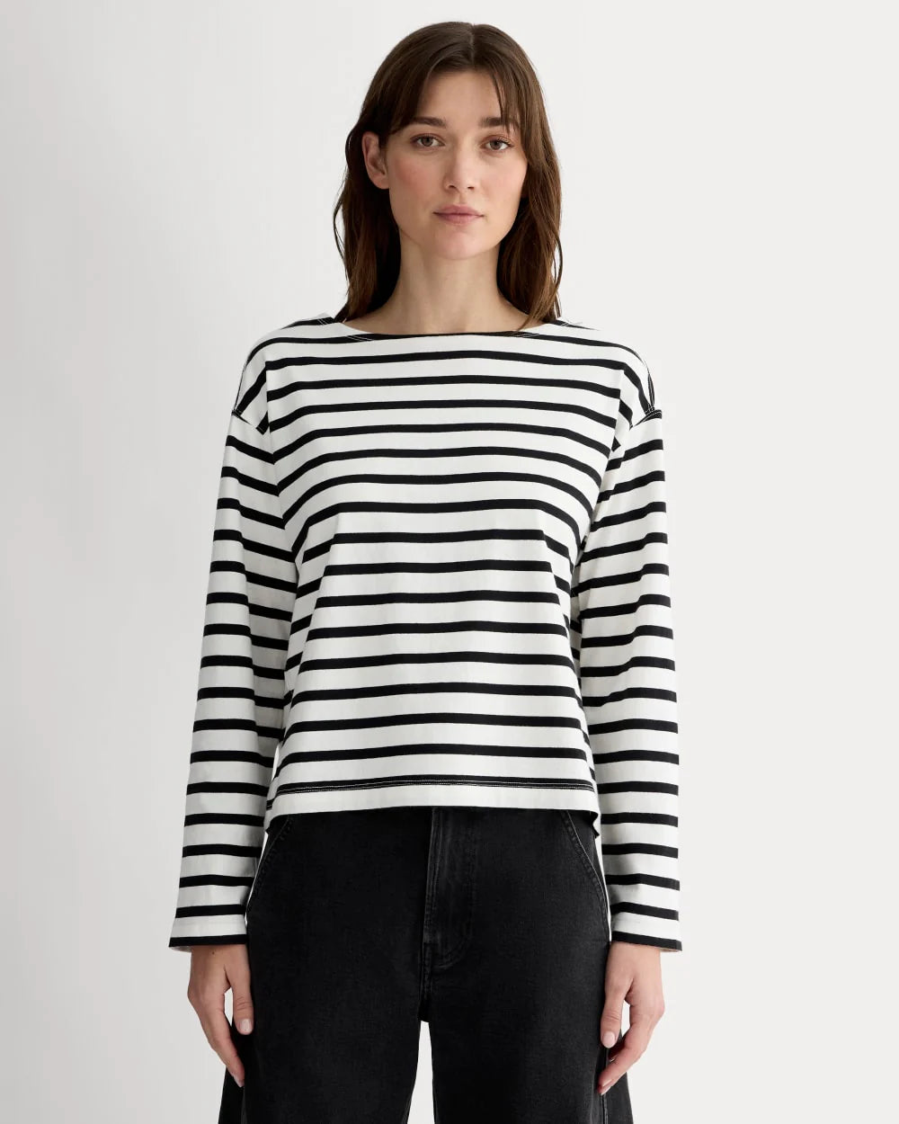 The Mariner Tee | Bone / Black