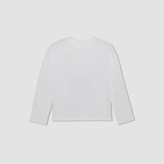 The Organic Cotton Relaxed Long Sleeve Tee | White