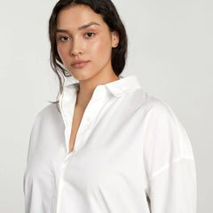 The Oversized Poplin Shirt | White