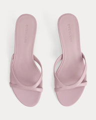 Sculpted Heel Sandal | Pale Mauve