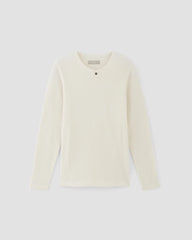 The Waffle Long-Sleeve Henley | Bone