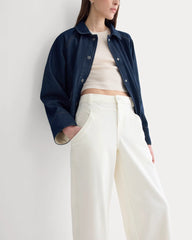 Double-Stitch Barrel Pant | Bone