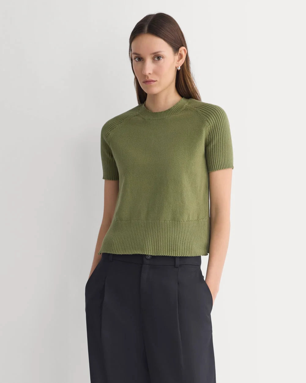 Short-Sleeve Crew in Everyday Cotton | Mayfly