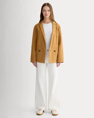 The Denim Chore Blazer | Garment-Dyed Neutral