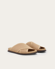 The ReKnit Form Crossover Sandal | Caramel