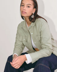The Boyfriend Shirt in Flannel | Seagrass