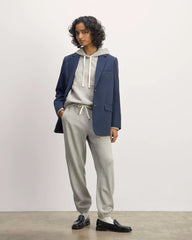 The Off-Duty Terry Hoodie | Heathered Grey