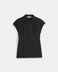 Muscle Shirt in Lightweight Cotton | Black