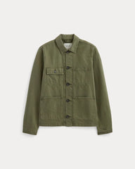 The Denim Utility Jacket | Garment-Dyed Kalamata