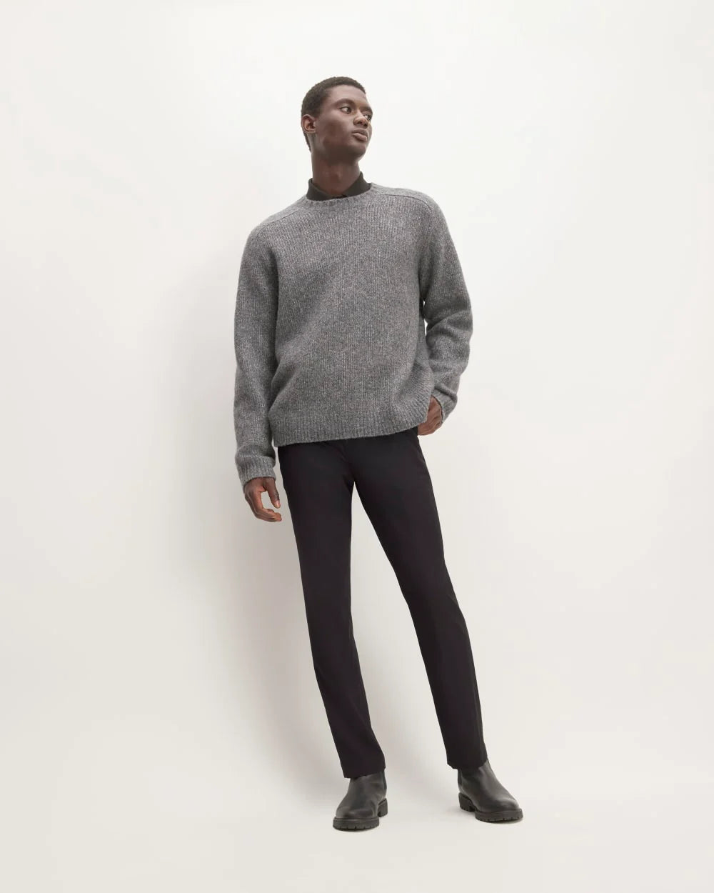 The Italian Wool Pant |  Black