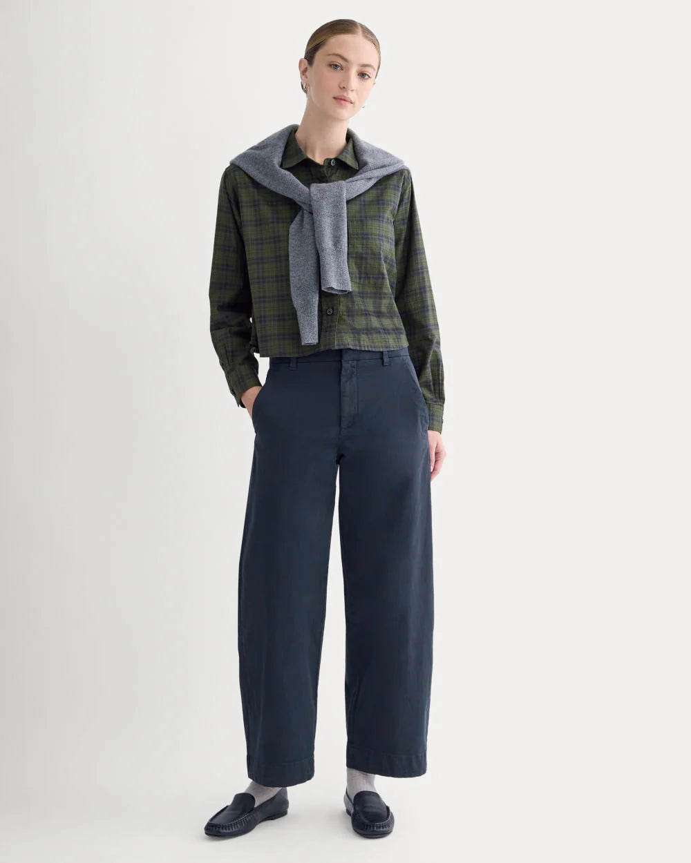 Cotton Twill Chino | Navy