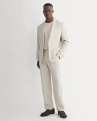 Soyeux Linen Pleated Trouser | Peyote