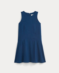 Drop Waist Mini Dress | Estate Blue