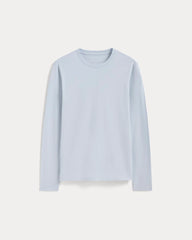 The Essential Organic Long-Sleeve Tee | Air Blue
