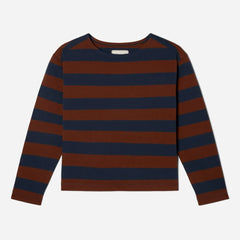The Mariner Tee | Carob / Navy