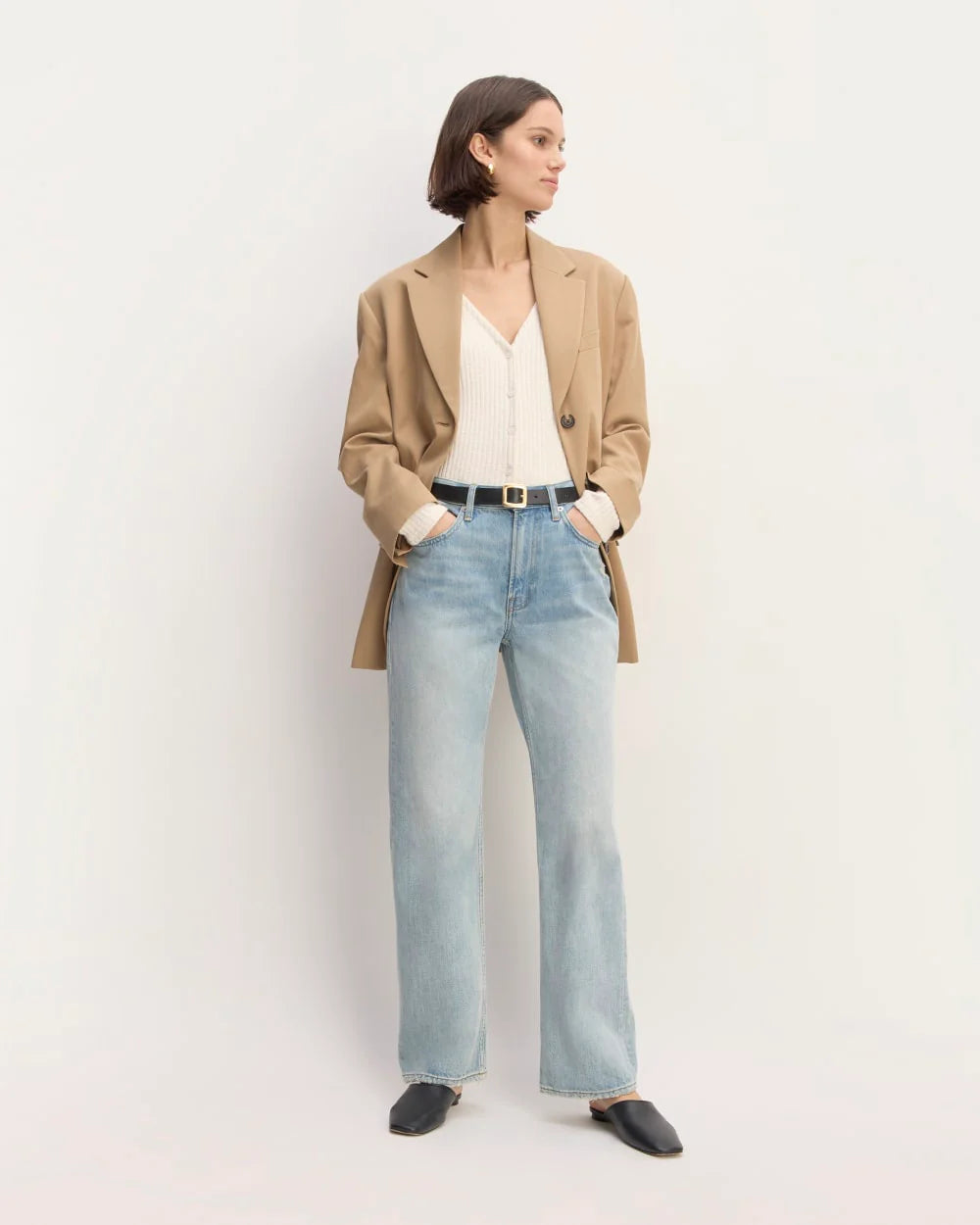 The Cheeky Straight Jean | Weathered Beach