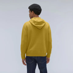 The Felted Merino Hoodie | Golden Palm
