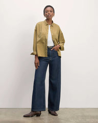 The Boxy Overshirt in Buttersoft | Fennel Seed