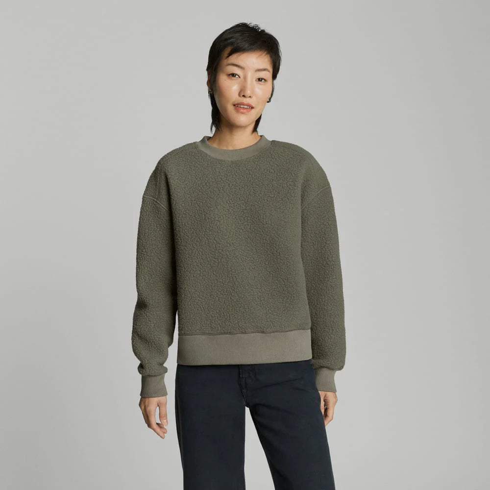 The ReNew Teddy Oversized Crew | Kalamata
