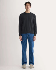 The No-Sweat Sweater | Uniform | Heathered Midnight